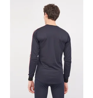 Термобілизна чоловіча Helly Hansen Lifa Stripe Crew Blue 48800-597