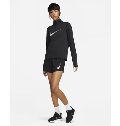 Шорты женские Nike Swoosh Black Dx1031-010