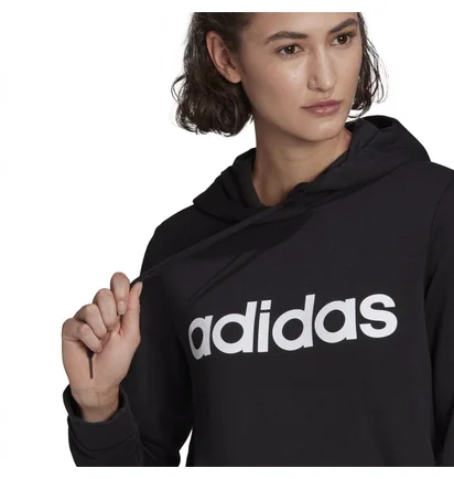 Худи женское Adidas W Lin Ft Hd Black GL0635