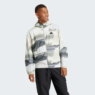 Толстовка чоловіча Adidas City Escape Full-Zip Hoodie Beige/Grey IN3707