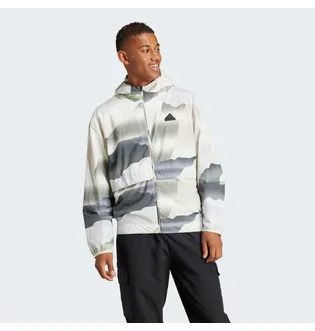 Толстовка мужская Adidas City Escape Full-Zip Hoodie Beige/Grey IN3707