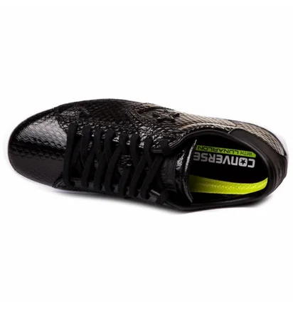 Кеды женские Converse Pro Leather 76 Snake Leather Black 555929C