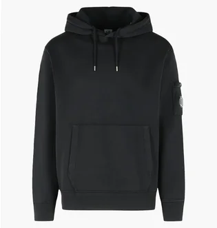 Худі чоловіче C.P. Company Diagonal Black 20CMSS037A-110044G-999