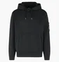 Худи мужское C.P. Company Diagonal Black 20CMSS037A-110044G-999
