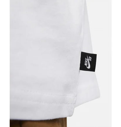 Лонгслів чоловічий Nike T-Shirt Sb White FJ1155-100