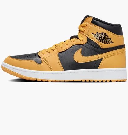 Кроссовки мужские Air Jordan I High G Golf Shoes Yellow/Black DQ0660-700