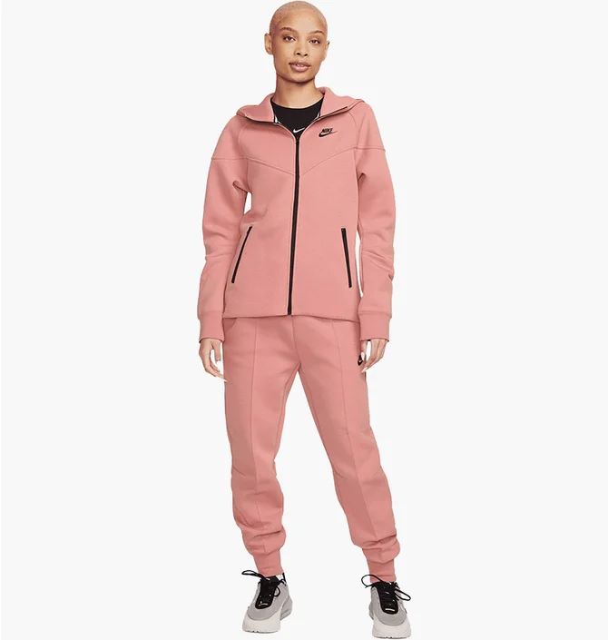 Спортивный костюм женский Nike Sportswear Tech Fleece Windrunner Tracksuit Pink FB8338-618__FB8330-618
