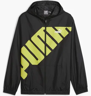 Ветровка мужская Puma Hooded Graphic Windbreaker Black 623837-01
