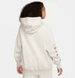 Худи женское Nike Nsw Phnx Flc Os Logo Hdy Beige FQ7042-104