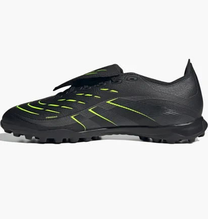 Сороконожки мужские Adidas Predator League Fold-Over Tongue Turf Black JQ1073