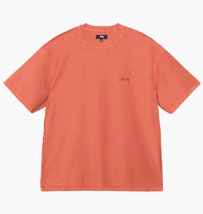 Футболка унисекс Stussy Lazy T-Shirt Peach 1140283-BORA