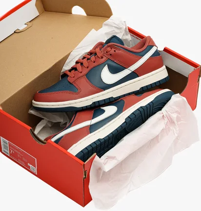 Кроссовки женские Nike Dunk Low Bordo/Blue Dd1503-602