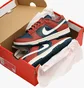 Кроссовки женские Nike Dunk Low Bordo/Blue Dd1503-602
