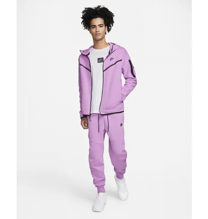 Куртка чоловіча Nike Tech Fleece Full-Zip Hoodie Pink Cu4489-532