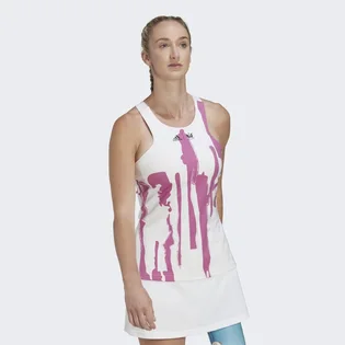 Майка женская Adidas Thebe Magugu Tennis New York Y-Back Tank Top White Ht4236