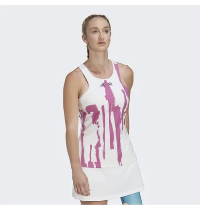 Майка жіноча Adidas Thebe Magugu Tennis New York Y-Back Tank Top White Ht4236