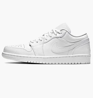 Кроссовки мужские Air Jordan 1 Low White 553558-130