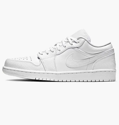 Кросівки чоловічі Air Jordan 1 Low White 553558-130