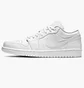 Кросівки чоловічі Air Jordan 1 Low White 553558-130