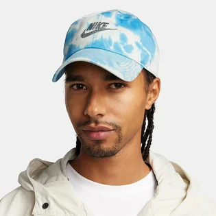 Кепка унисекс Nike U Nk Club Cap U Cb Splsh L Light Blue/White FN4198-406