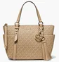 Сумка жіноча Michael Kors Sullivan Small Logo Top-Zip Tote Bag Brown 30H1GUPT5V-CAMEL-57531