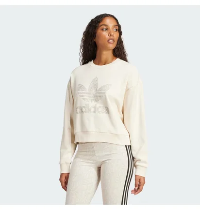 Свитшот женский Adidas Snake White JC8329