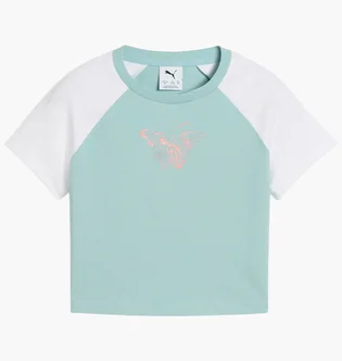 Футболка дитяча Puma Butterfly Vibe Turquoise 629883-67