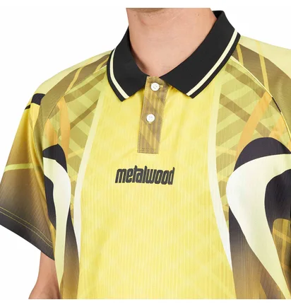 Поло мужское Metalwood Studio Turbo Polo Gold MWS24-04-05-HVS