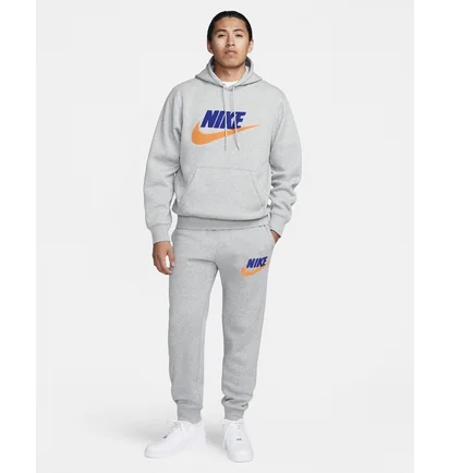 Худи мужское Nike Club Fleece Pullover Hoodie Grey FN3104-063