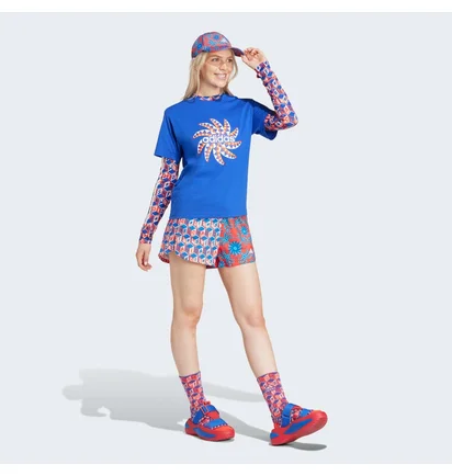 Футболка жіноча Adidas X Farm Rio Graphic Tee Blue IQ4485