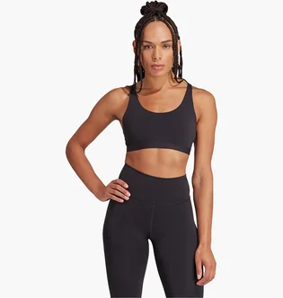 Топ жіночий Adidas All Me Medium-Support Black IQ3376