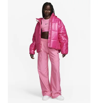 Парка жіноча Nike Therma-Fit Sportswear Classic Puffer Shine Pink FB8769-615