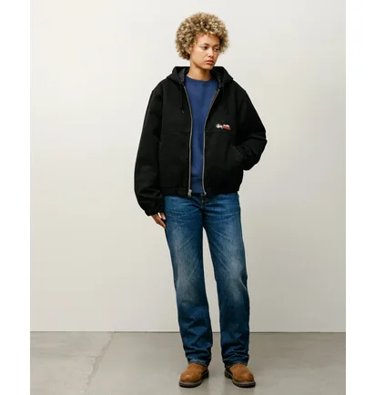 Толстовка унисекс Stussy Canvas Insulated Work Jacket Black 115716-0001