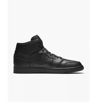 Кроссовки мужские Air Jordan 1 Mid Triple Black 554724-091