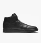Кроссовки мужские Air Jordan 1 Mid Triple Black 554724-091