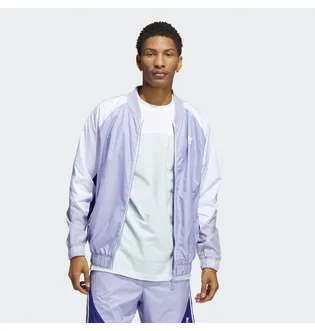 Олимпийка мужская Adidas Summer Sst Track Jacket Violet/White Hc2097