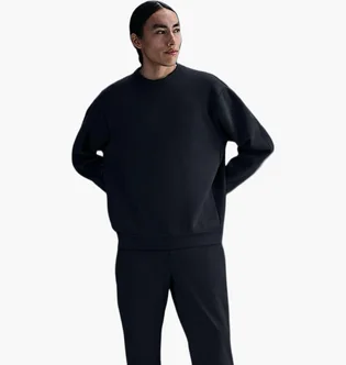 Світшот чоловічий Nike 24.7 Impossiblysoft Dri-Fit Crew Black HQ6964-010