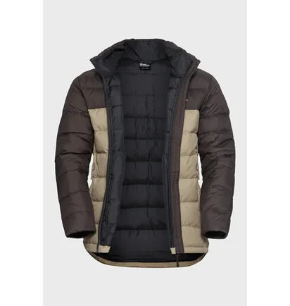 Пуховик чоловічий Jack Wolfskin Ather Down Grey/Beige 1207681-5940