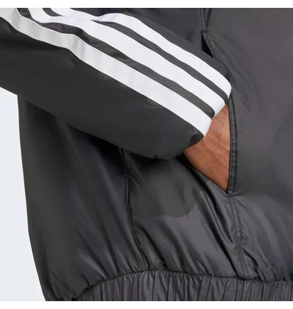 Бомбер мужской Adidas Essentials Climawarm 3-Stripes Insulated Grey JV5172