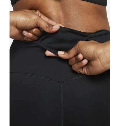 Леггинсы женские Nike Go WomenS Firm-Support High-Waisted Full-Length Leggings With Pockets Black DQ5668-010