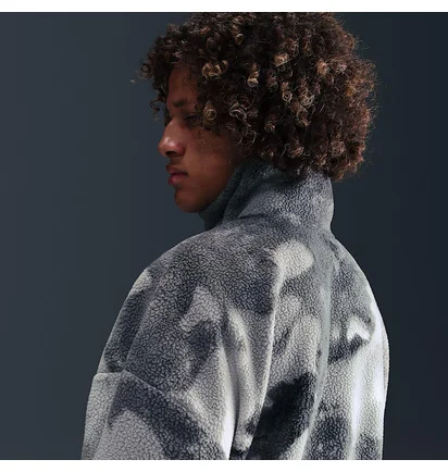 Кофта мужская Nike Tf Sherpa Hz Grey HV3541-068