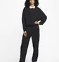 Світшот жіночий Nike Plush Crop Sweater Black Dq6844-010