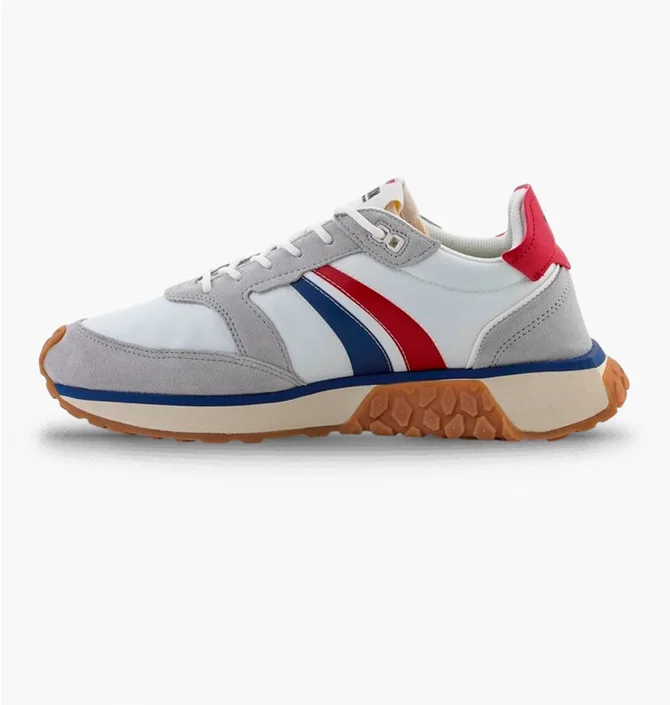 Кроссовки унисекс Palladium Troop Runner Flame White/Multi 74487-160-M