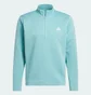 Кофта мужская Adidas Ultimate365 Dwr Textured Quarter-Zip Turquoise JX7237