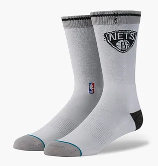 Носки унисекс Stance Nets Arena Logo Crew Socks White (1 пара) M558D5NETS-WHT