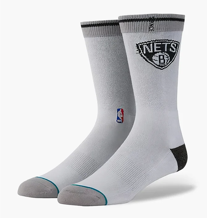 Шкарпетки унісекс Stance Nets Arena Logo Crew Socks White (1 пара) M558D5NETS-WHT