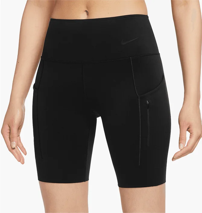 Шорты женские Nike Dri-Fit Go Mid-Rise 8 Inch Shorts Black DQ5925-010