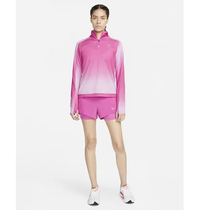 Лонгслив женский Nike Dri-Fit Swoosh Pink DX0956-623