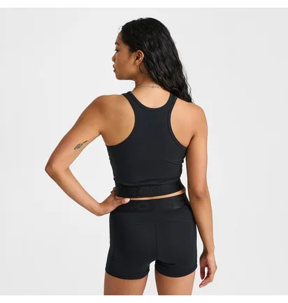 Топ женский Nike Pro Dri-Fit Crop Tank Black FQ7934-010