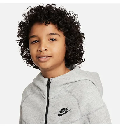 Толстовка детская Nike Sportswear Tech Fleece Grey FD3285-063
